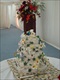 Icing flowers and birds Wedding cake