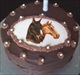 Birthday Cake depicting the Birthday Girl's Horses